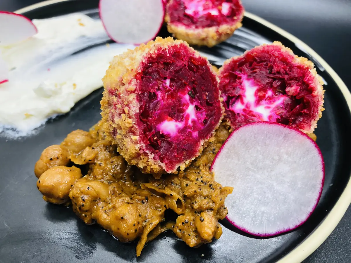 Beetroot Tikki at The Treasury