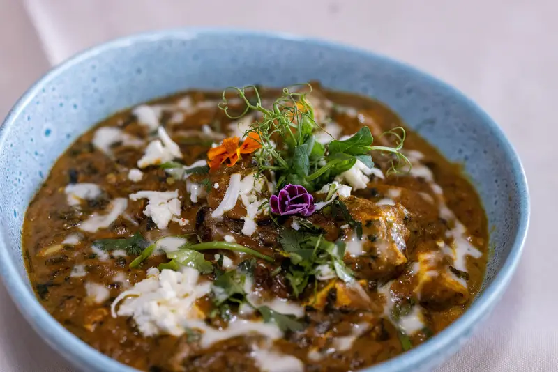 Kadhai methi palak paneer