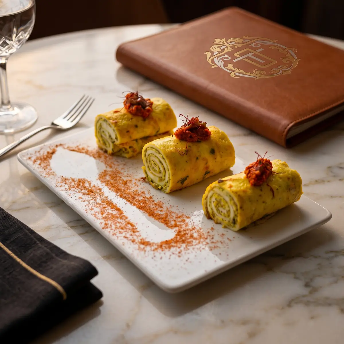 Paneer Cigar Rolls at The Treasury