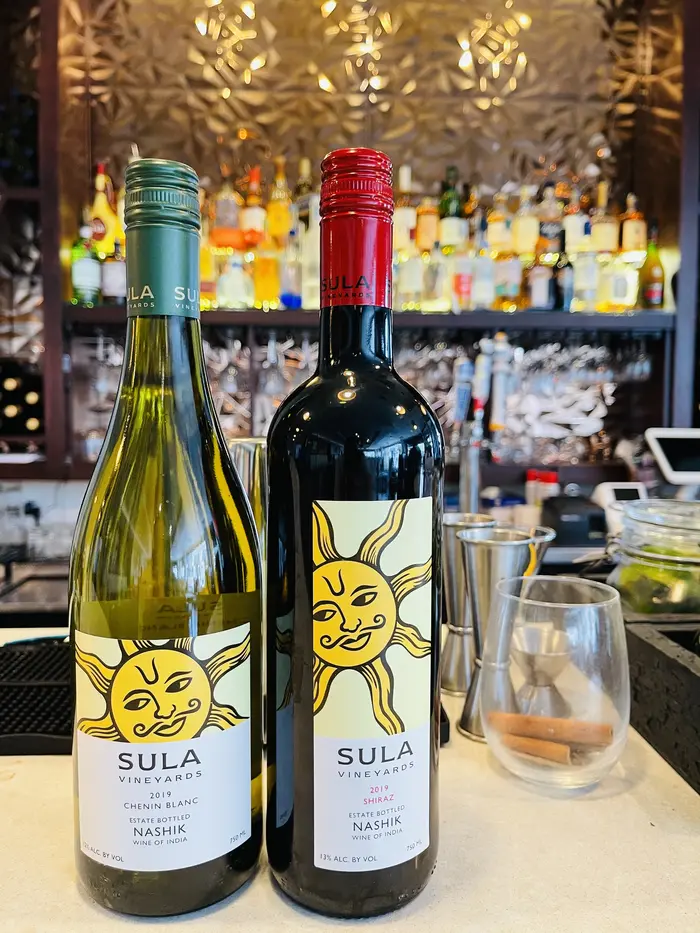 Sula Vineyards Chenin Blanc and Shiraz from Nashik, India, at The Treasury bar